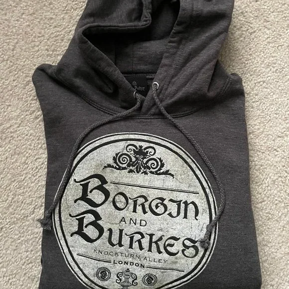 NWOT Harry Potter Borgin and Burkes Hoodie from Universal Orlando Size S - Picture 7 of 7
